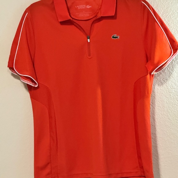 Lacoste Women’s Orange Polo Shirt- NWOT - Picture 2 of 6